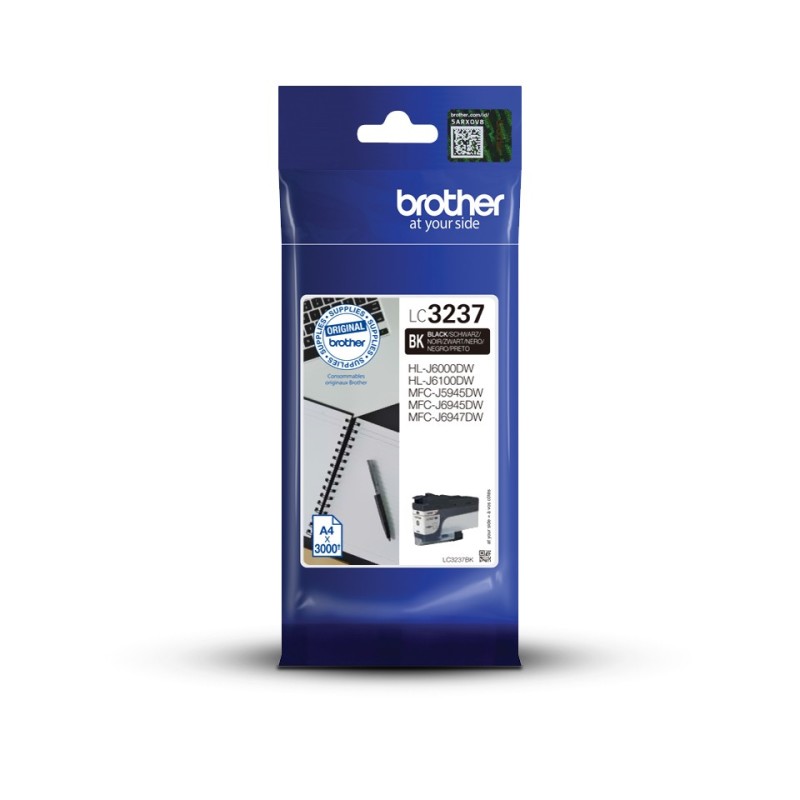 Brother LC-3237BK ink cartridge 1 pc(s) Original Standard Yield Black